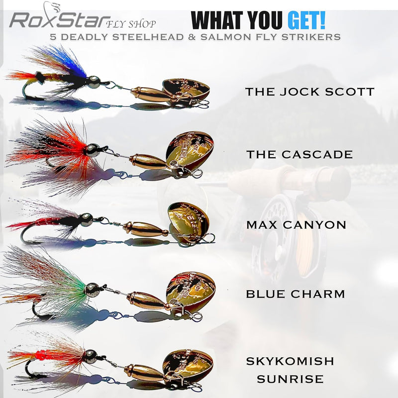 Load image into Gallery viewer, RoxStar Fly Strikers Tungsten Steelhead and Salmon Series (1/3oz)
