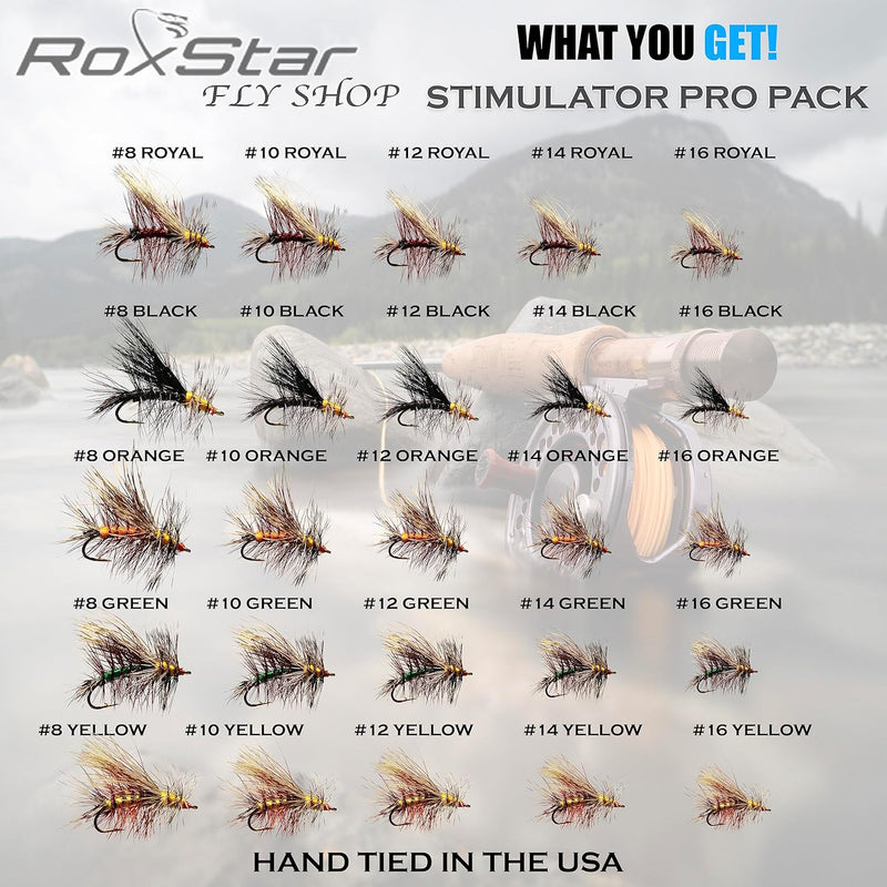 Load image into Gallery viewer, 25pk Stimulator Dry Fly Assortment

