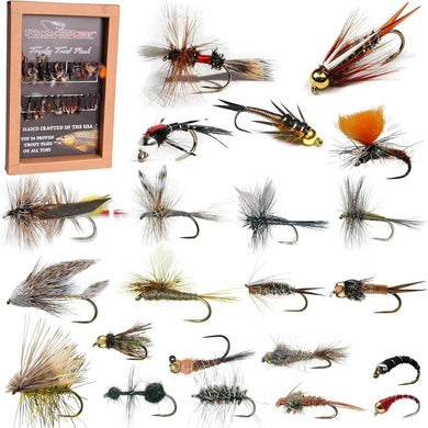 Barbless 24pk | Top Wet & Dry Flies for Trout.