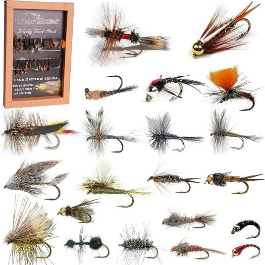  The Fly Crate  24 San Juan Worm Fly Fishing Flies
