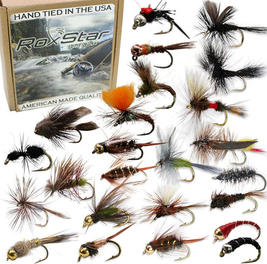 Trophy 48 Pack Top Wet & Dry Flies for Trout