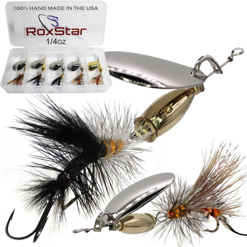 Load image into Gallery viewer, 1/4oz Fly Striker Fishing Spinners
